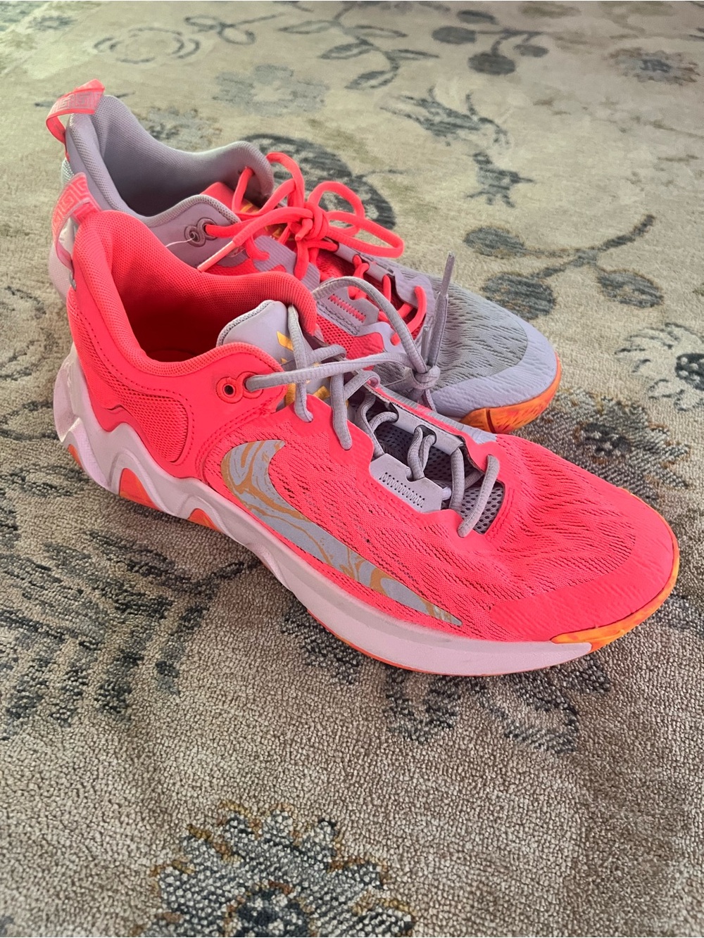 Nike Women’s Pink and Gray Athletic Running Shoes
